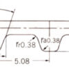 XL tooth timing belt