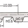 T10-720 Polyurethane Timing Belt - Image 2
