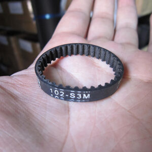 STD 102-S3M rubber timing belt 34 teeth