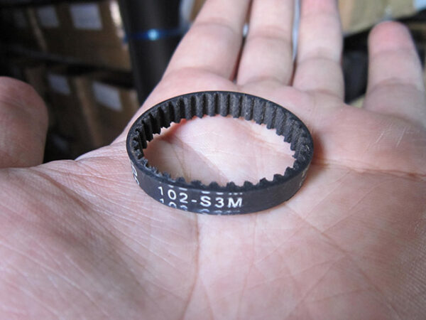 STD 102-S3M rubber timing belt 34 teeth