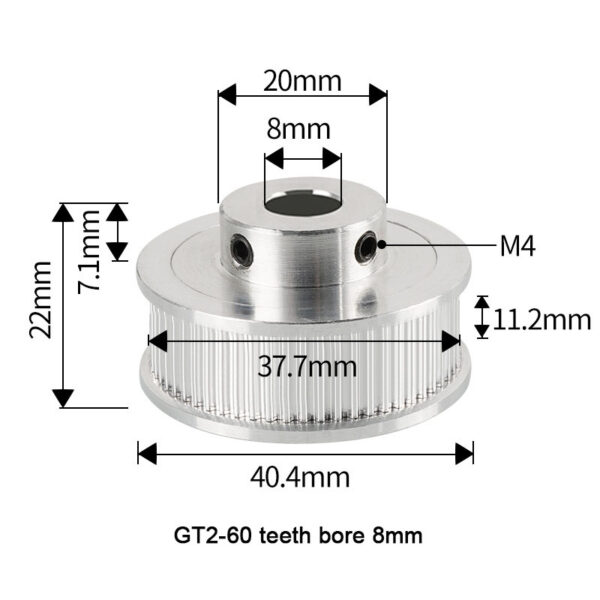 GT2-60T-8Bore