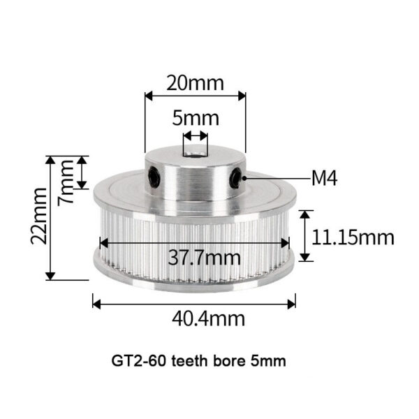 GT2-60T-5Bore