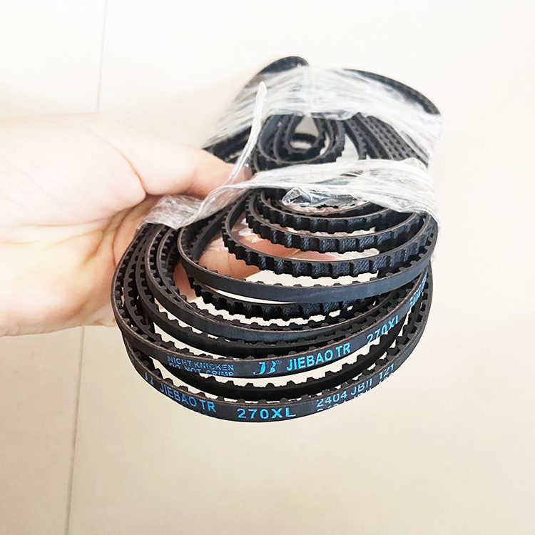 270XL037 Timing Belt - 135 Teeth, 3/8" Wide, 27" Long, Cogged Rubber By Polybelt.com