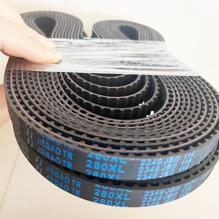 280XL037 Timing Belt – 140 Teeth, 10mm Wide, Cogged Rubber, Black